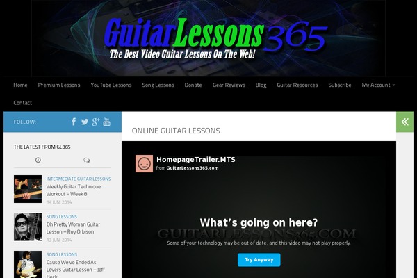 guitarlessons365.com site used Ydg-theme-child