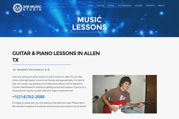 Story theme site design template sample