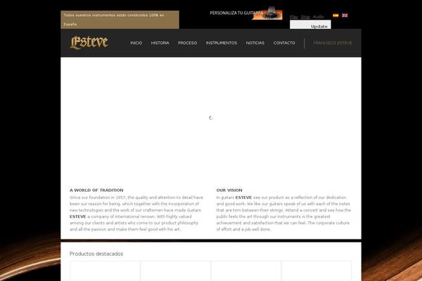 guitarrasesteve.es site used Esteve