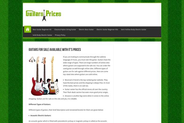 WordPress website example screenshot