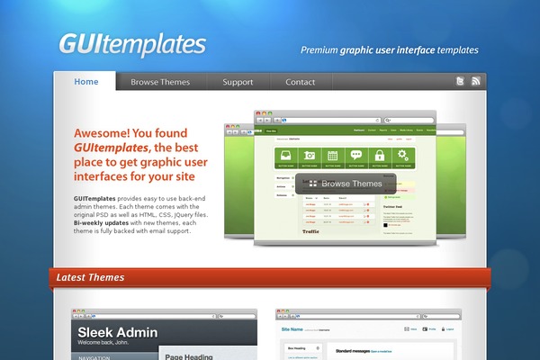 guitemplates.com site used Gui