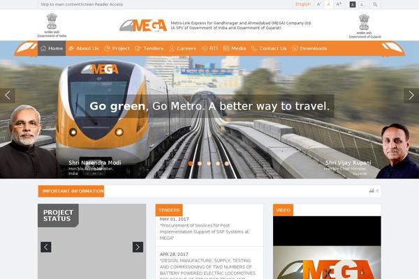 gujaratmetrorail.com site used Gujarat-metro-rail