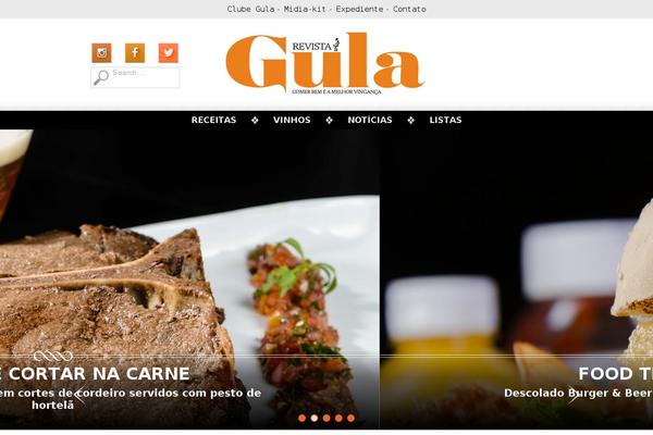 gula.com.br site used Gula