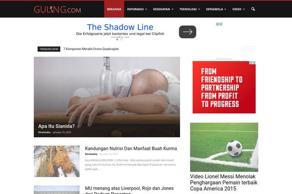WordPress website example screenshot