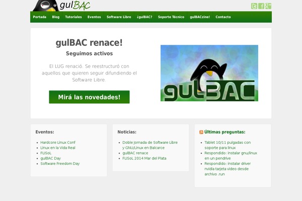 gulbac.org.ar site used Responsive-child
