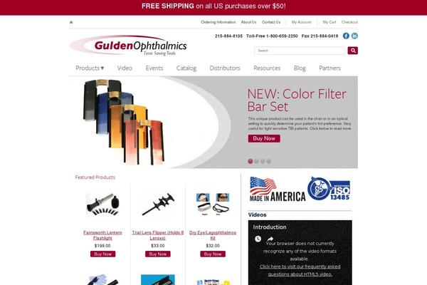 guldenophthalmics.com site used Guldenophthalmics