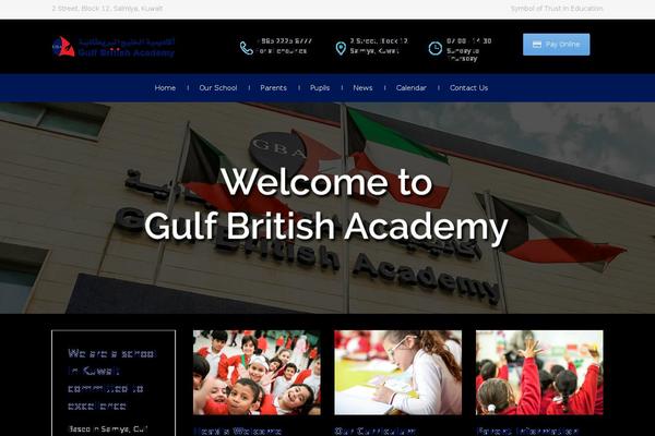 gulfbritishacademy.com site used School-time