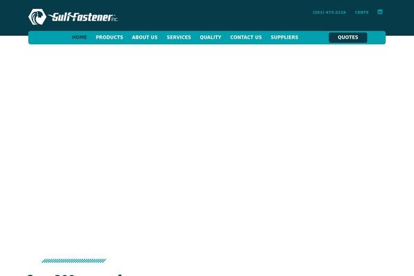 gulffastener.com site used Gulf-fastener-theme-1
