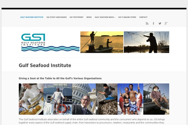 gulfseafoodinstitute.org site used Wp-enlightened104