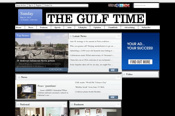 gulftime.ae site used News-tribune