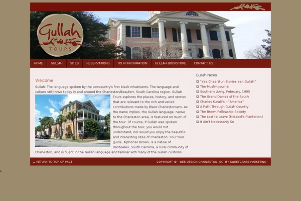 gullahtours.com site used Corporate