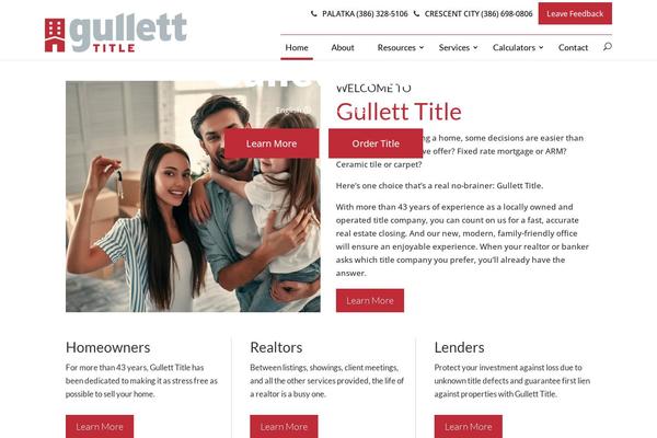 gulletttitle.com site used Titletapnewdesign