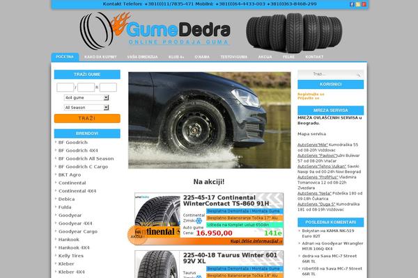 Demet theme site design template sample