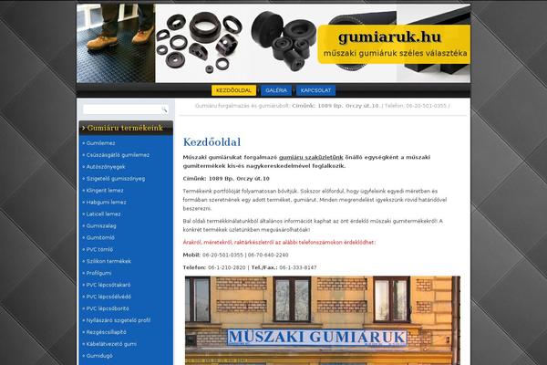 gumiaruk.hu site used Gumiaruk