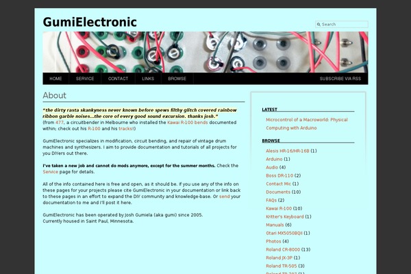 WordPress website example screenshot