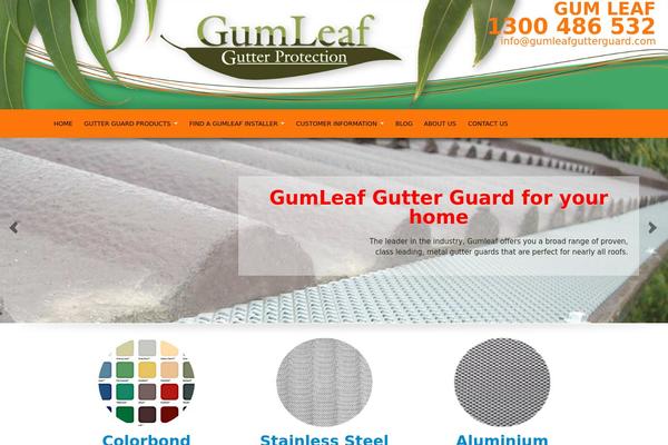 gumleafgutterguard.com.au site used Gumleaf