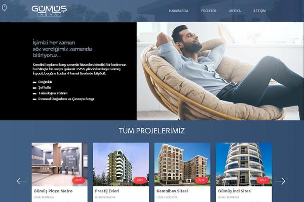 gumusinsaat.com site used Gumus