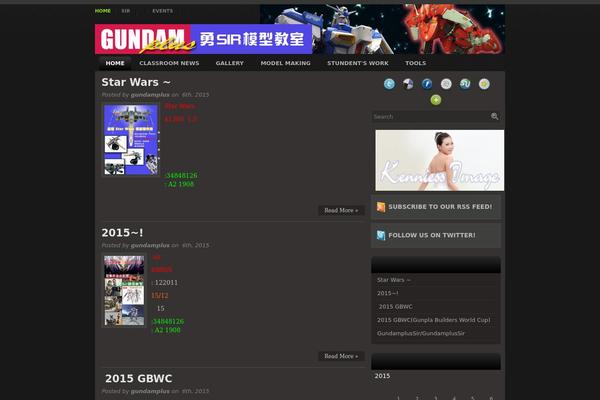 Igames theme site design template sample