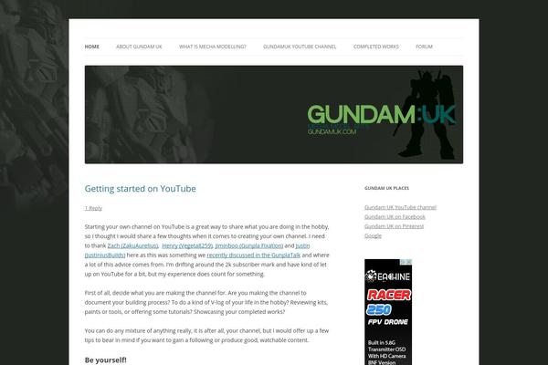 WordPress website example screenshot