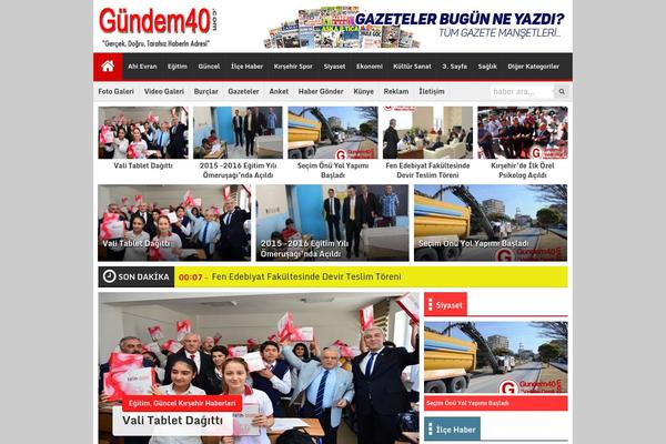 gundem40.com site used Thehaber