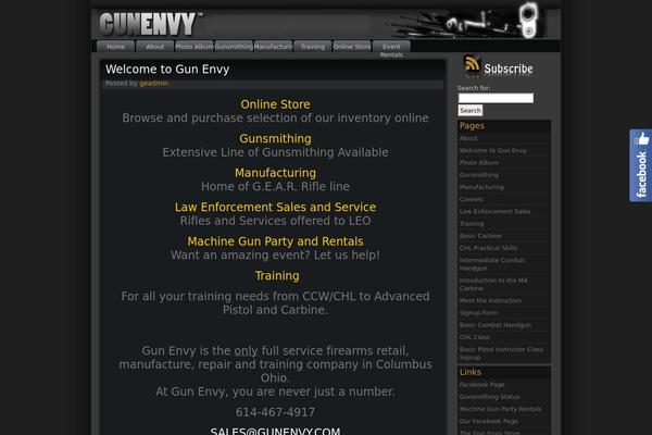 gunenvy.com site used Gunenvy