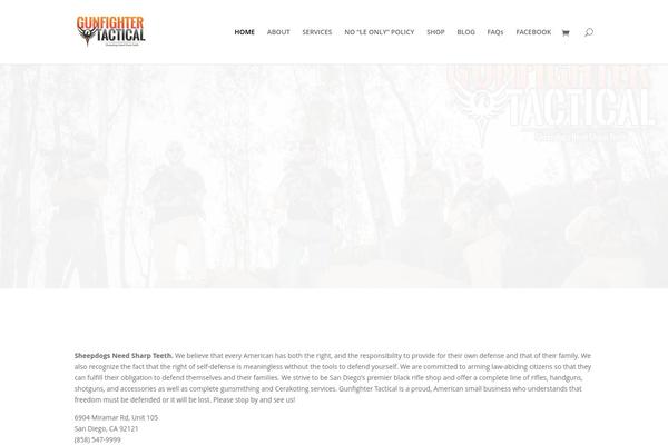 Divi theme site design template sample