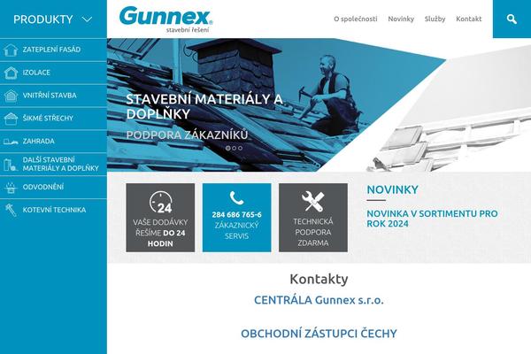 gunnex.cz site used Gunnex