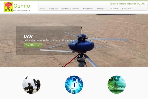 gunno.com site used Customizr