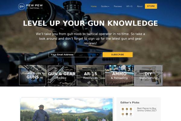 WordPress website example screenshot