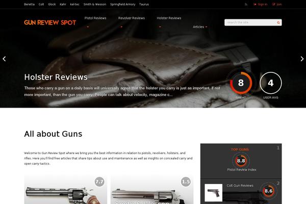 Gauge theme site design template sample