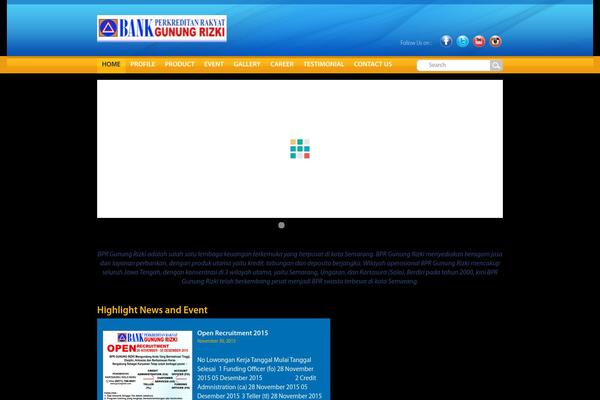 WordPress website example screenshot