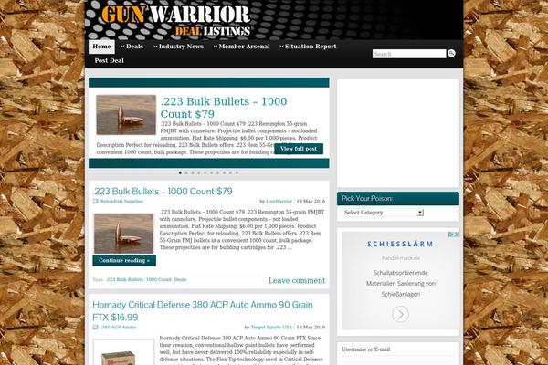 WordPress website example screenshot
