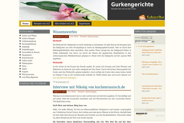 gurkengerichte.de site used Prosumer-10-de