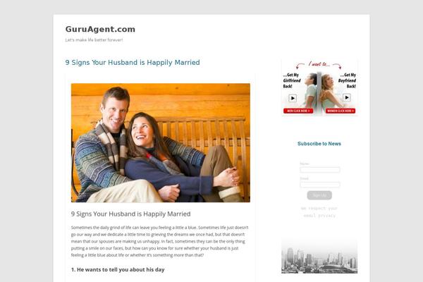 Twenty Twelve theme site design template sample