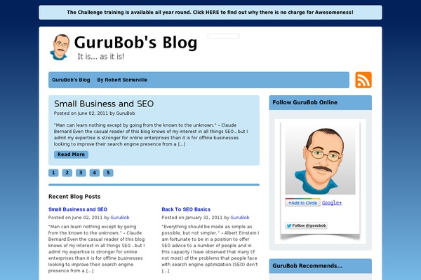 gurubob.co site used Colormatic Theme