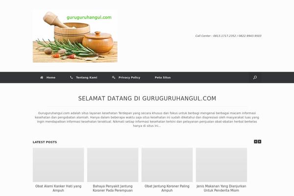 Twenty Fifteen theme site design template sample
