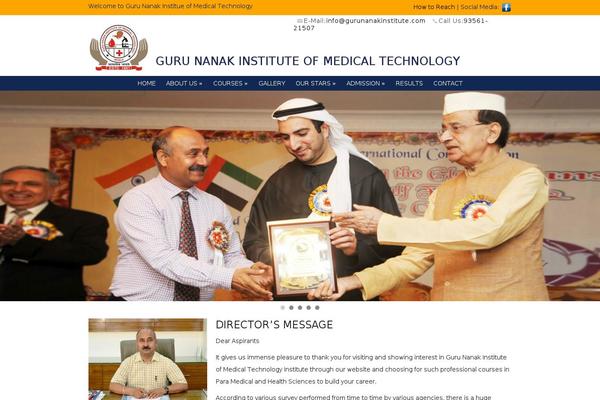 gurunanakinstitute.com site used Gnimt