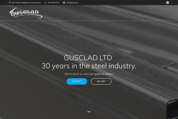 gusclad.ie site used Gusclad-new