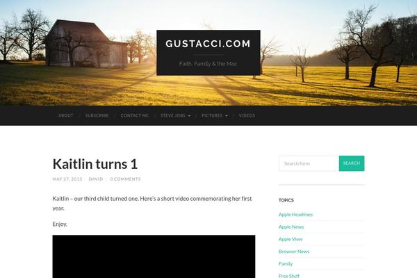 Twenty Thirteen theme site design template sample