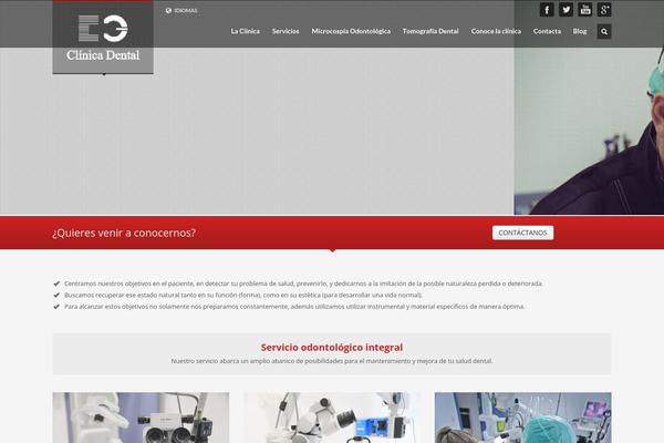 WordPress website example screenshot