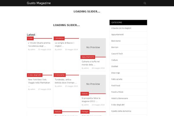 MagXP theme site design template sample
