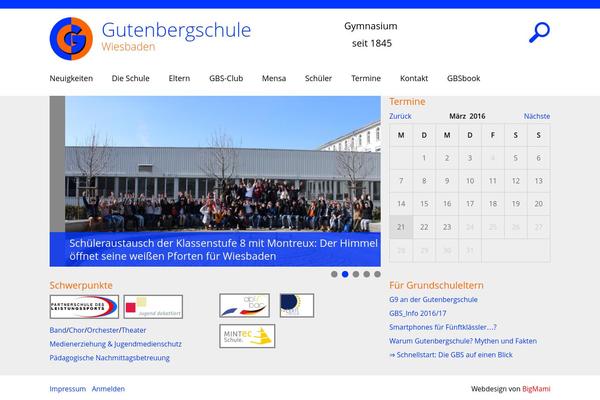 gutenberg-gym.de site used Gbs