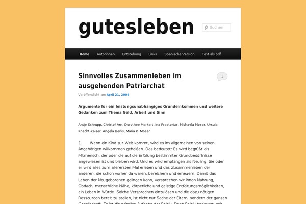 WordPress website example screenshot