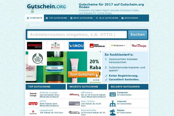 gutschein.org site used Whitelabel