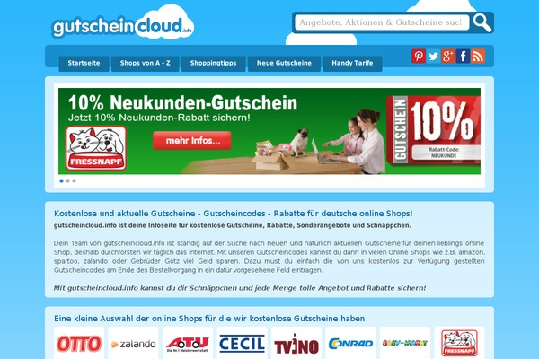 gutscheincloud.info site used Gutscheincloud
