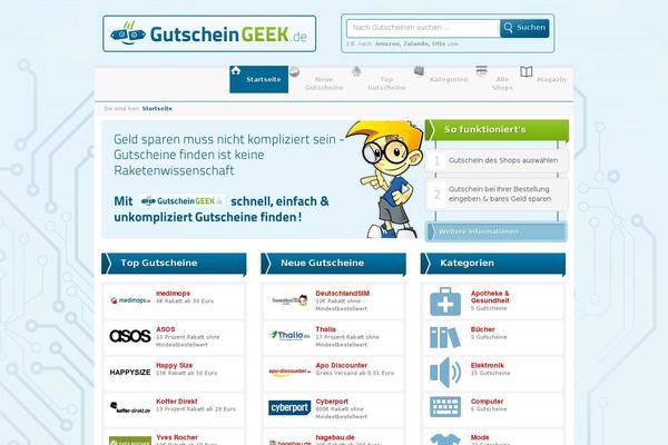 gutscheingeek.de site used Gutscheine