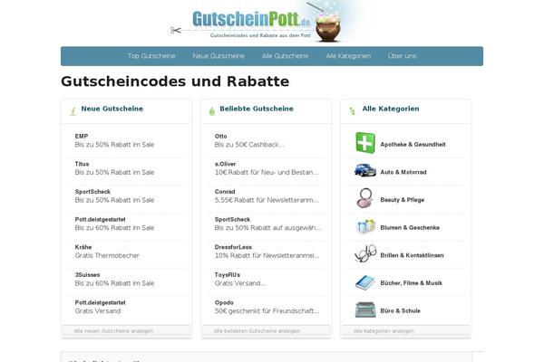 gutscheinpott.de site used Gutscheinpott