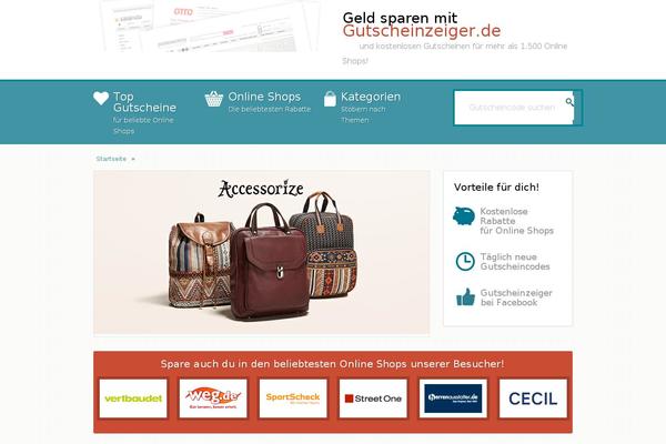 gutscheinzeiger.de site used Gutscheinzeiger