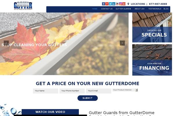 gutterdome.com site used Gutterdome