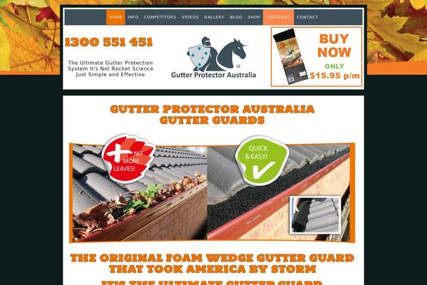 gutterprotector.com.au site used Gutterpro